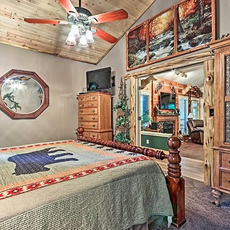 Eclectic Cabin With Hot Tub 1 Mi To Ober Gatlinburg Luaran gambar