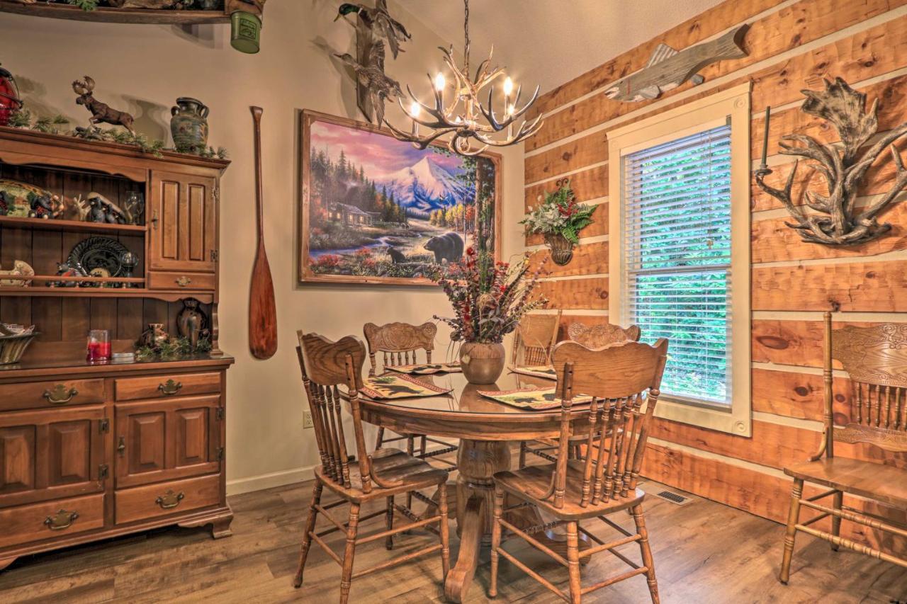 Eclectic Cabin With Hot Tub 1 Mi To Ober Gatlinburg Luaran gambar