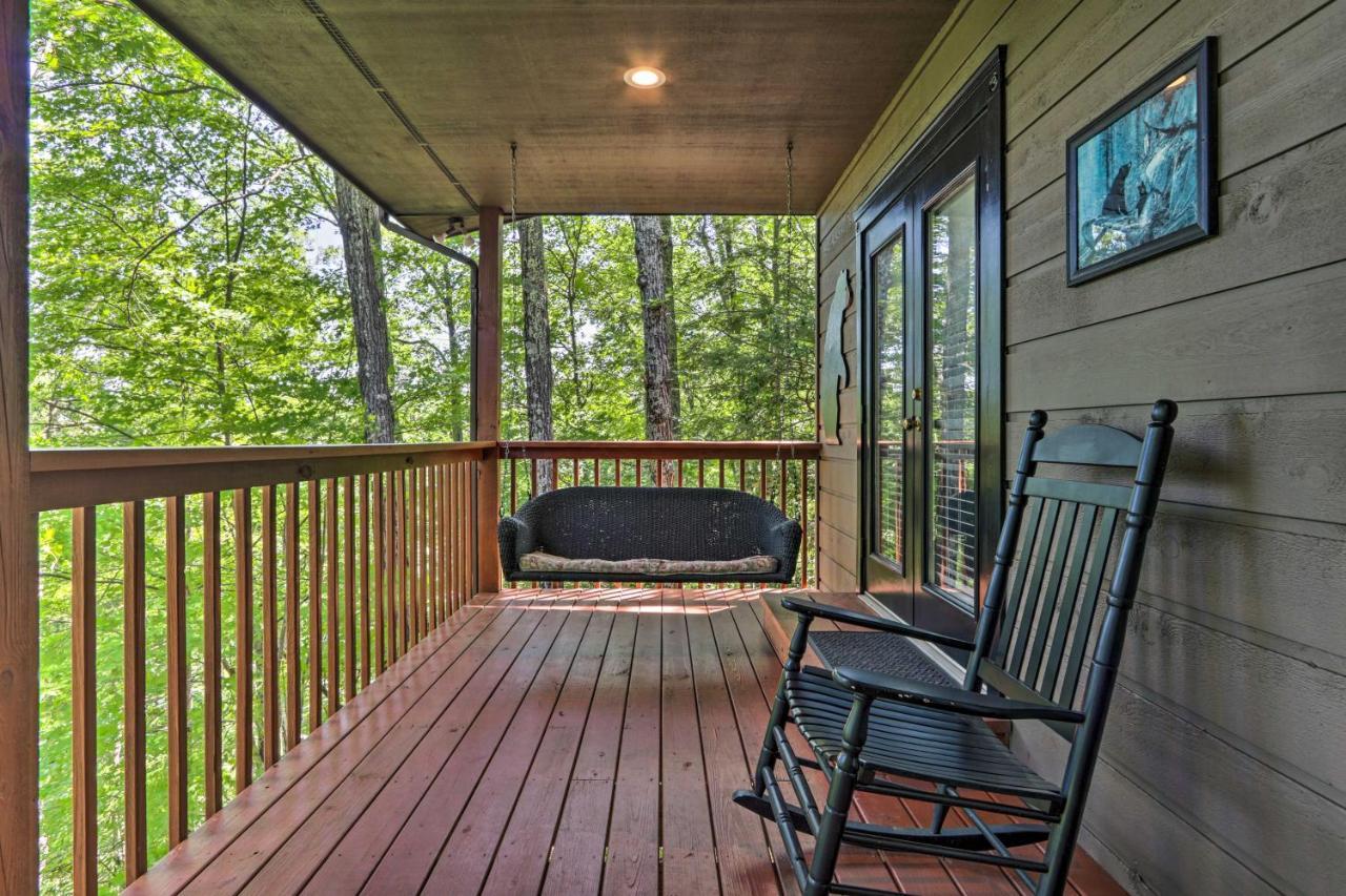 Eclectic Cabin With Hot Tub 1 Mi To Ober Gatlinburg Luaran gambar