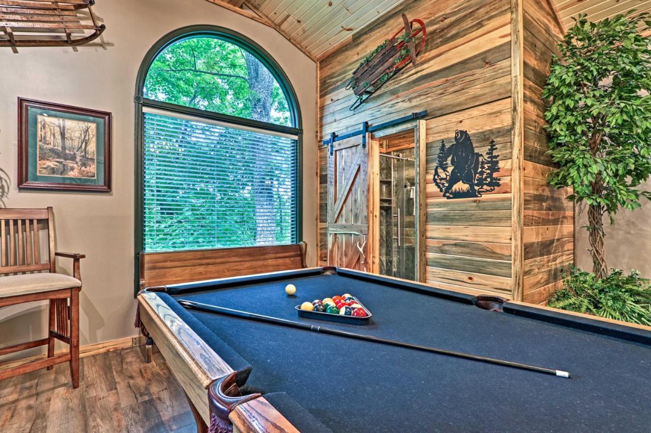 Eclectic Cabin With Hot Tub 1 Mi To Ober Gatlinburg Luaran gambar