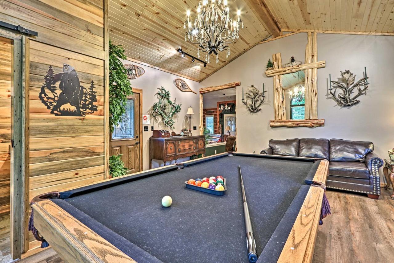 Eclectic Cabin With Hot Tub 1 Mi To Ober Gatlinburg Luaran gambar