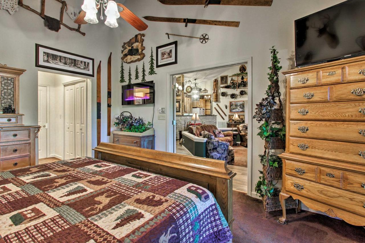 Eclectic Cabin With Hot Tub 1 Mi To Ober Gatlinburg Luaran gambar